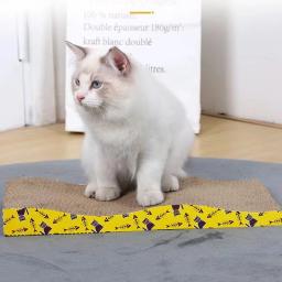 Papelão ondulado Pet Scratching Board Brinquedos de gato Almofada de unhas de moagem Móveis de proteção interativa Brinquedo Scratcher de gatos - Image 3