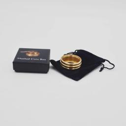Caixa de moedas mascarada para truques mágicos, ilusões Gimmick Adereços, Produzir Mentalismo, Drum Box Magica, Truques Close-up, Aparecer Mágica - Image 5