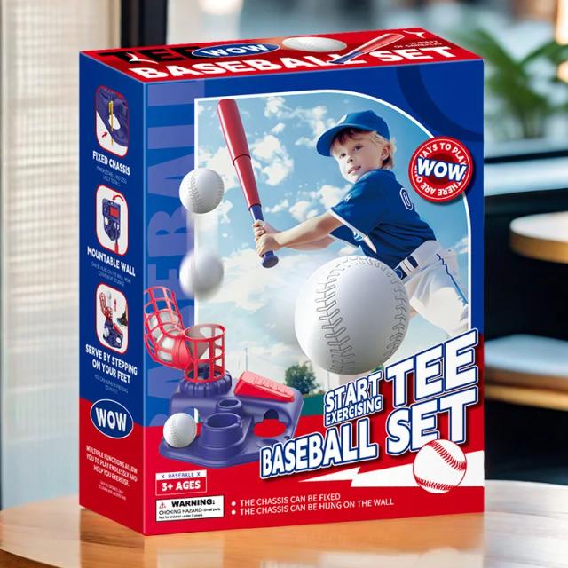 Conjunto de Beisebol Infantil para Treinamento com Máquina de Arremesso