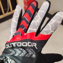 Luvas para motociclismo masculino e feminino, tela sensível ao toque, antiderrapante, resistente ao desgaste, respirável, com todos os dedos, esportes ao ar livre, ciclismo, bicicleta - Image 5