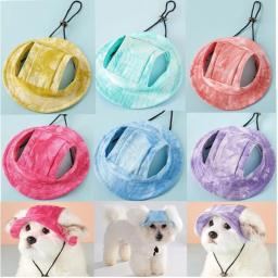 Boné de beisebol para animais de estimação Chapéu protetor solar ao ar livre para cães e gatos Chapéus de sol respiráveis verão - Image 1