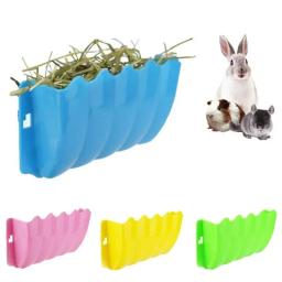 Pendurado Alimentador De Grama para Pequeno Pet Coelho, Prateleira De Cremalheira, Hay Bowl Holder, Box Dispenser, Coelho Suprimentos - Image 2