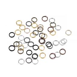 8 cores 200pcs Anéis + 100pcs Fechos Set Fecho Lagosta Anéis de Salto Aberto para Pulseira Colar Conectores Jóias Fazendo DIY Kit - Image 6