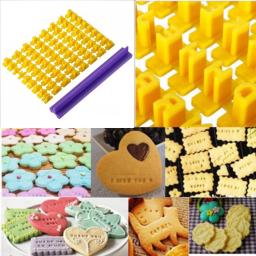Molde De Biscoito De Letra Do Alfabeto, Cortador De Biscoitos, Imprensa Stamp, Bolo Decor Tool - Image 3