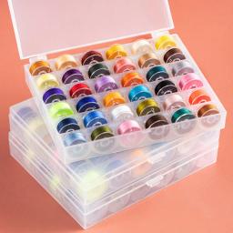 Conjunto De Caixa De Bobinas De Costura, Multicolor, Carretel De Linha, Carretéis De Máquina De Ponto, Acessórios De Costura - Image 3