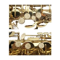 Um conjunto de 9 pçs saxofone plástico botão chave inlays 3 cores disponíveis sax mica snap botões - Image 2