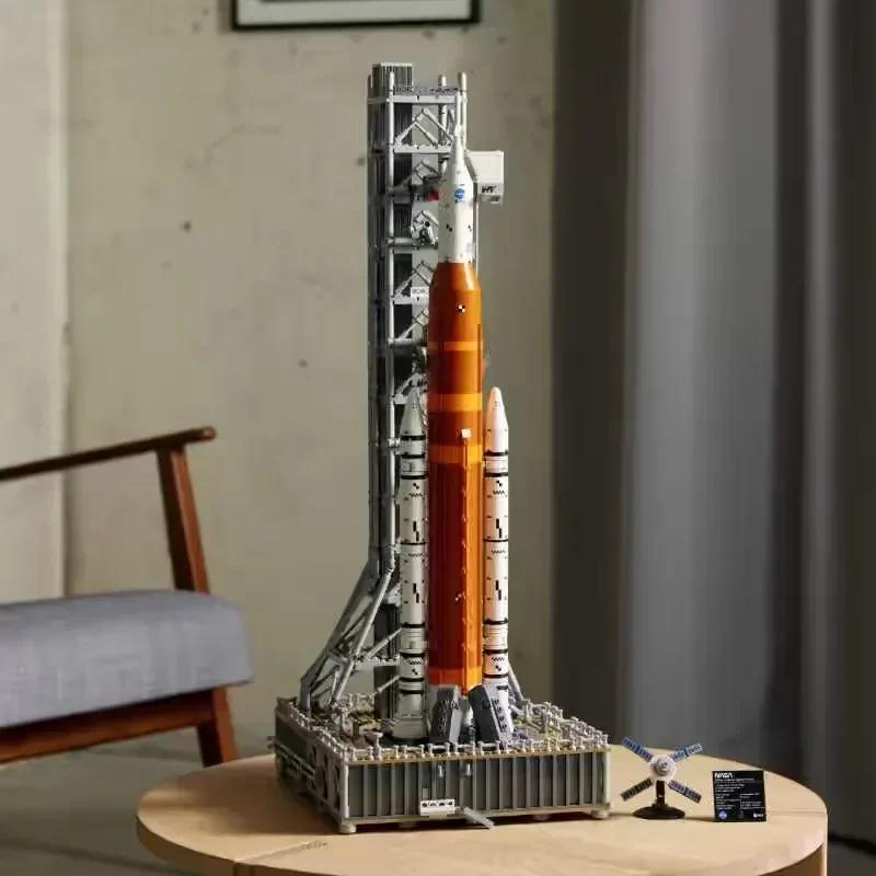 Tijolos Brinquedos para Crianças e Adultos, Icons Space Launch System Model, Building Kit, Space SLS, Presentes, 10341, 3601Pcs - Image 1