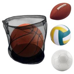 Durável malha esportes armazenamento saco, cordão Sling, cordão, basquetebol, voleibol, transportar solução - Image 4
