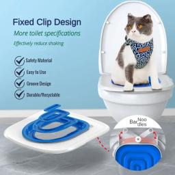 Kit De Treinamento De Banheiro De Plástico Reutilizável, Tapete De Litter De Gato, Produto De Limpeza, Cachorro e Gatos, Novo - Image 1