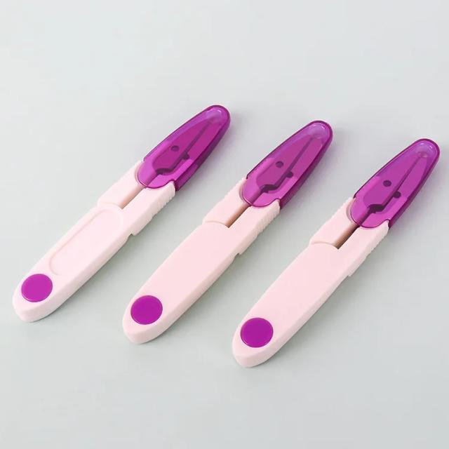 Tesoura de Aço Inoxidável com Alça U-Forma para Costura e Artesanato - Cortador Snip e Capa DIY