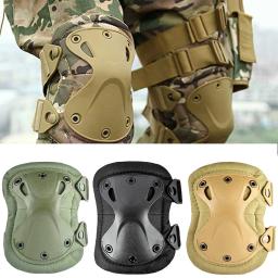 Conjunto de almofadas protetoras de joelho e cotovelo, Segurança exterior CS Paintball, Equipamento de skate, 4pcs por conjunto - Image 6