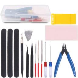 Kit de ferramentas profissional Hobby Building, Modelo de ferramentas básicas, Craft Set para Model Building, DIY Modeler, 15pcs - Image 1