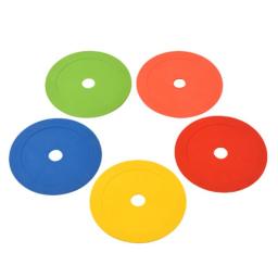 Cones planos Futebol Marcador Disco, Basquete Esportes, Velocidade e Agilidade Formação Marcadores, Equipamento Portátil De Treinamento, 10PCs - Image 2