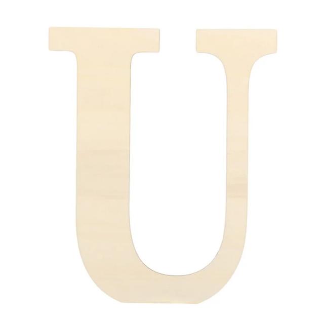 Letras de Madeira de 30cm para Decoração de Paredes em Berçários e Quartos de Crianças - Ideal para DIY, Festas e Casamentos