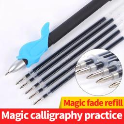 Apagáveis Magic Gel Pen Set, Board Caligrafia, Prática de caligrafia, Estudantes Papelaria, Auto Vanishing, Desaparecer Tinta, 1 + 10 Pcs - Image 1