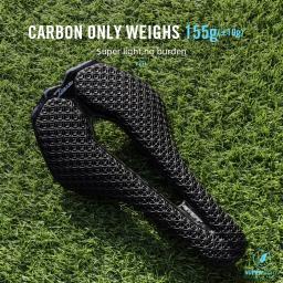RYET-Ultralight Carbon 3D Impresso Bike Saddle, Peças de assento para MTB, Seat Racing, 7x9mm, 115g, Assentos Almofada, Acessórios de bicicleta ciclismo - Image 4