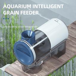 Alimentador automático de peixes para aquário, grande capacidade, inteligente, modo duplo, temporização, dispensador de alimentos, tanque, Dropshipping, 200ml - Image 1