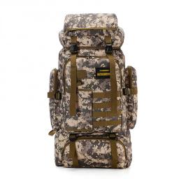 Mochila tática impermeável do exército, treinamento militar, caça, acampamento ao ar livre, caminhadas, escalada, corda de montanhismo, 80L - Image 1