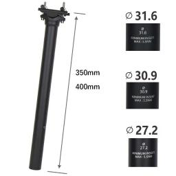 ELITA ONE Selim de fibra de carbono para MTB/bicicleta de estrada 27,2/30,9/31,6 mm de diâmetro leve 130g com parafusos de titânio - Image 4