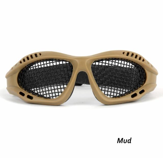 Óculos Táticos de Paintball com Malha de Aço: Resistência a Choques e Proteção Para Airsoft