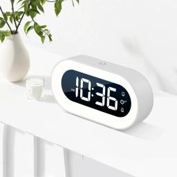 Xiaomi-Mijia Música LED Despertador Digital, Relógios Desktop Design, Home Voice Control, Luz Noturna, Decoração de Mesa, Presente Infantil - Image 3