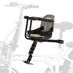 Front Mount Mountain Bike Assento com Guardrail para Crianças, Cinto de Bicicleta, Acessórios de Bicicleta, Segurança Infantil - Image 1