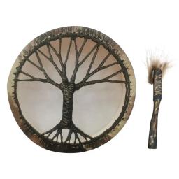 Couro mão tambor para amantes da música, percussão instrumento decoração, xamã Durm, som cura ferramenta - Image 1