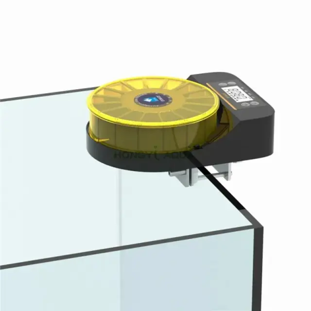 Alimentador Automático Eletrônico para Aquários com Temporizador - Ideal para Tanques de Peixes e Crescimento de Plantas com Capacidade de 200ml