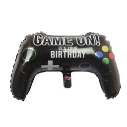 1 pçs preto gamepad controlador de jogo vídeo folha balão festa de aniversário decoração festa suprimentos crianças brinquedos infláveis balão - Image 5