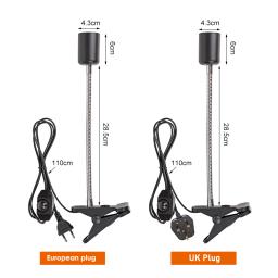 Réptil Heat Lamp Holder, Lâmpada para Tartarugas, Suporte da lâmpada de aquecimento, Termômetro, Higrômetro, Basking, 220V - Image 3