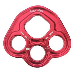 Alumínio Pata de Urso Rigging Anchor Plate Âncora Multi Point, Ferramenta de Escalada para Esportes ao Ar Livre, 35KN - Image 1