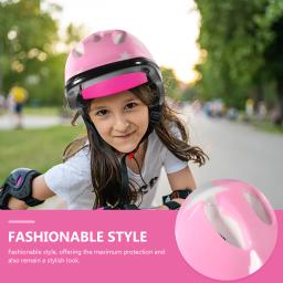 Conjunto de equipamentos de proteção de patinação infantil 1 + 2 joelheiras + 2 cotoveleiras + 2 manguito de pulso equipamento de almofada de mão - Image 6