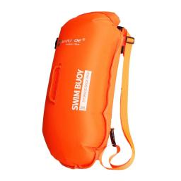 Boia de natação para adultos nadar boia flutuador mochila altamente visível natação bolha boia flutuador para treinamento de natação segura & open water - Image 1