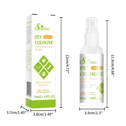 Desodorizante Desodorizante Pet Perfume, Colônia Dog and Cat, Spray Fragrância, 50ml - Image 6