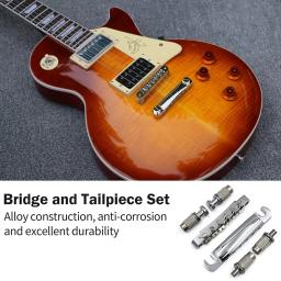 LP superior e inferior Chord Ponte Travesseiros, Guitarra Elétrica Fixo Chord Assento Travesseiro, Ponte Puxar Chord Placas, Les Paul - Image 2