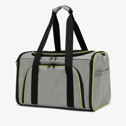 Portátil Respirável Pet Carriers Bag, Dobrável Cat and Dog Carrier, Bolsa de Viagem ao ar livre, Zíperes de Segurança, Outgoing - Image 3
