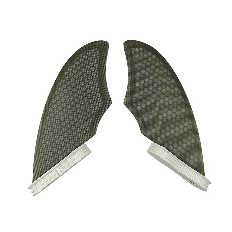 UPSURF-Twin Fins Keel para prancha de surf, Honeycomb Fins, Double Tabs, 2 Fins, Side Fins, Multicolor, FCS, Fin - Image 1