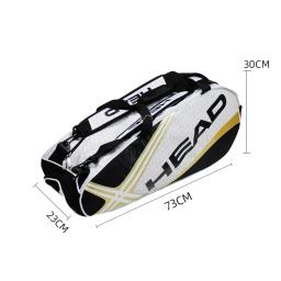 Saco de raquete de tênis masculino, grande bolsa esportiva, mochila de badminton de ginástica ao ar livre, 4-9 bolsa esportiva de raquete com alça, impermeável - Image 6