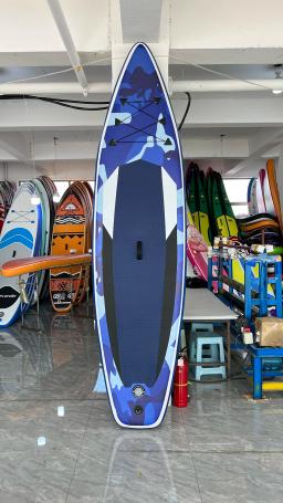 Prancha SUP inflável para iniciantes, camadas duplas, SUP de pé, nova moda com acessórios, prancha de surf azul, 3,2 m, 2023 - Image 2