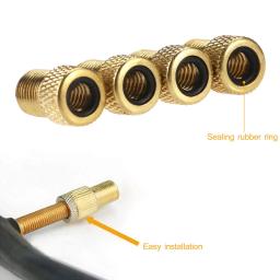 1/10 pçs adaptador de válvula de bicicleta tampa presta para schrader adaptador válvula francesa bocal inflator mamilo mtb acessórios da bicicleta - Image 3