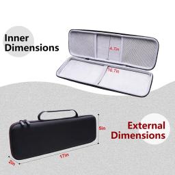 Estojo rígido de eva ltgem para teclado mágico de apple com teclado numérico saco de armazenamento de transporte - Image 3