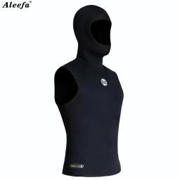 Roupa de mergulho 3mm Slinx 3mm neoprene colete com capuz masculino wetsuit mergulho pele - Image 2