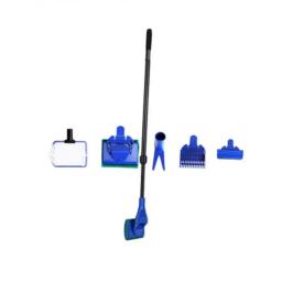 Kit Escova De Limpeza Do Tanque De Peixes, Ferramenta De Remoção De Algas, Ferramentas De Limpeza De Aquário, Ank Clean Set, 5 em 1 - Image 2