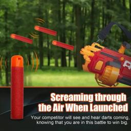 120 pacote de recarga dardos 9.5cm espuma blaster recarga balas compatíveis para nerf mega armas espuma brinquedo dardos para crianças presente aniversário - Image 5