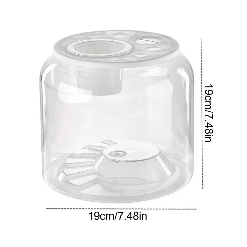 Tanque de Tartaruga Transparente com Tampa, Aquário com Tampa, Super Grande Capacidade, Peixe e Tartaruga, Suprimentos - Image 1