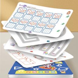 Controle de Caneta Apagável Infantil, Escrita, Exercício, Pensamento Lógico, Foco de Treinamento, Iluminação Cognitiva para Bebês, 47 Páginas - Image 5