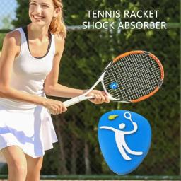 Silicone Tennis Racket Vibration Amortecedor, protetor, choque, amortecedor, acessórios - Image 3