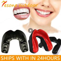 EVA Teeth Protector Mouth Guard para adultos e crianças, protetor bucal para boxe, basquete, rugby, karatê, cinta dentária, proteção do corpo - Image 1