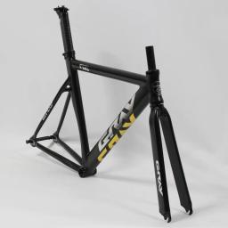 Única velocidade bicicleta Muscle Sensation Parts, Frameset,700C Alumínio Fixed Gear Frame e Fork,Track, Fixie Bike, 48cm, 52cm, F16 - Image 4