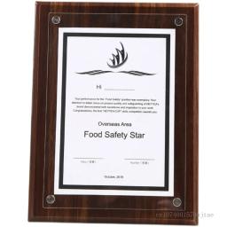 Medalha interna substituível personalizada da página, troféu da madeira maciça, acrílico, personalizado, parte alta, decoração home, placa, 1Pc - Image 5